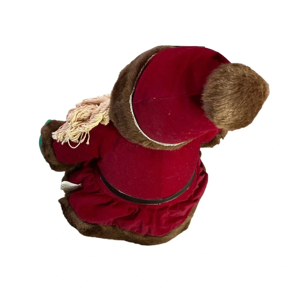 Santa Clause Plush Stuffed Animal Holiday Decor Sitting 16” Soft Cuddly Gift Toy